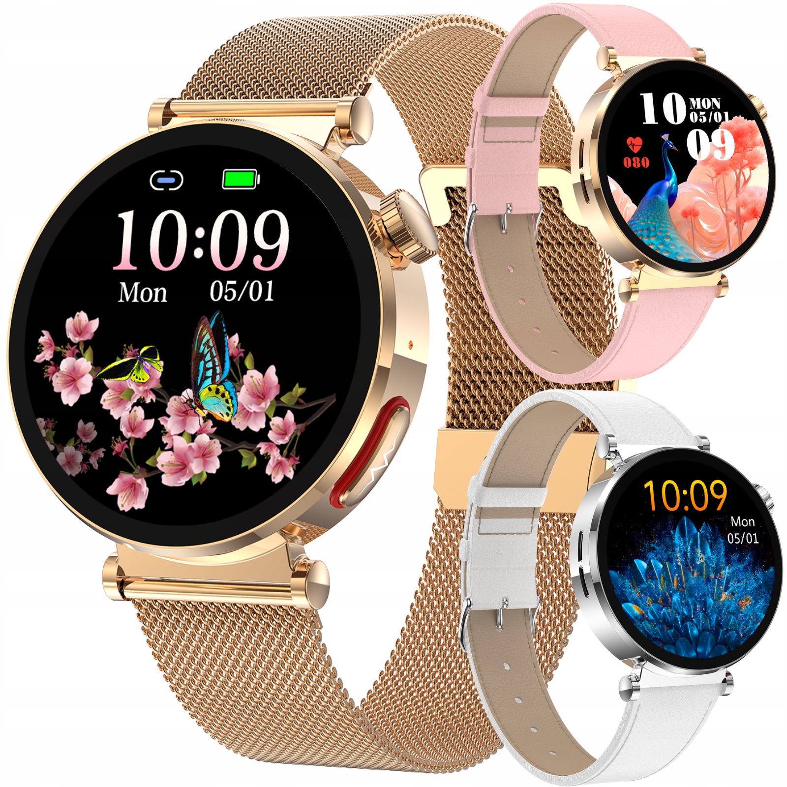 Angelo Watches Smartwatch Smartwatch pre ženy ECG SUGAR MEASUREMENT AT490 + 6 ďalších produktov